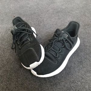 Army Green Adidas running sneakers